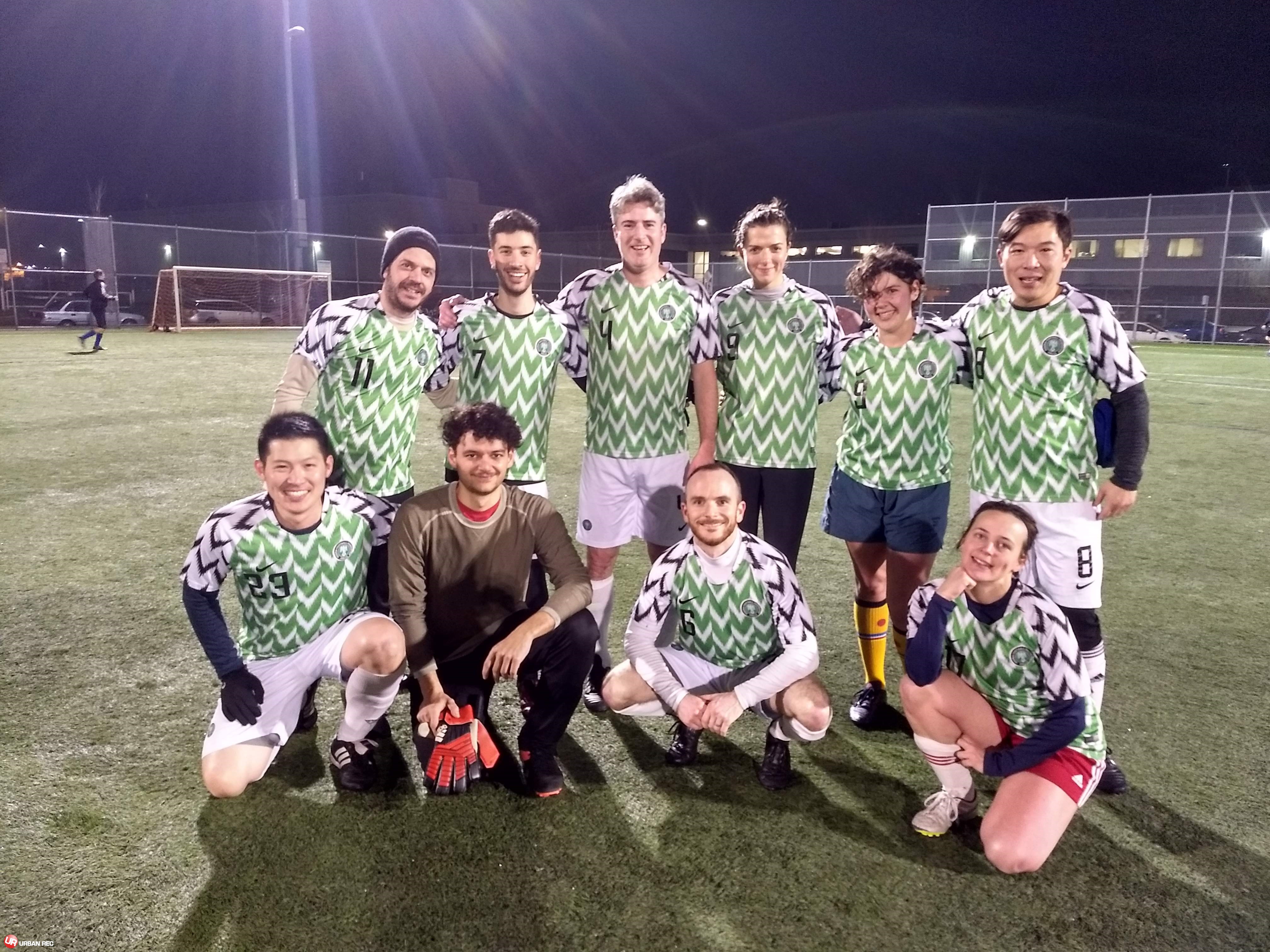 2019 Winter Wednesday Trillium Soccer