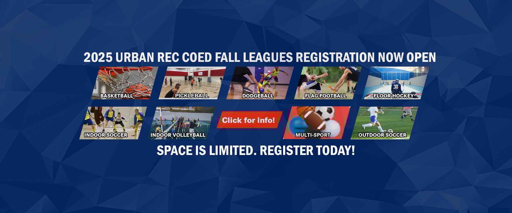 Get into the action with Urban Rec