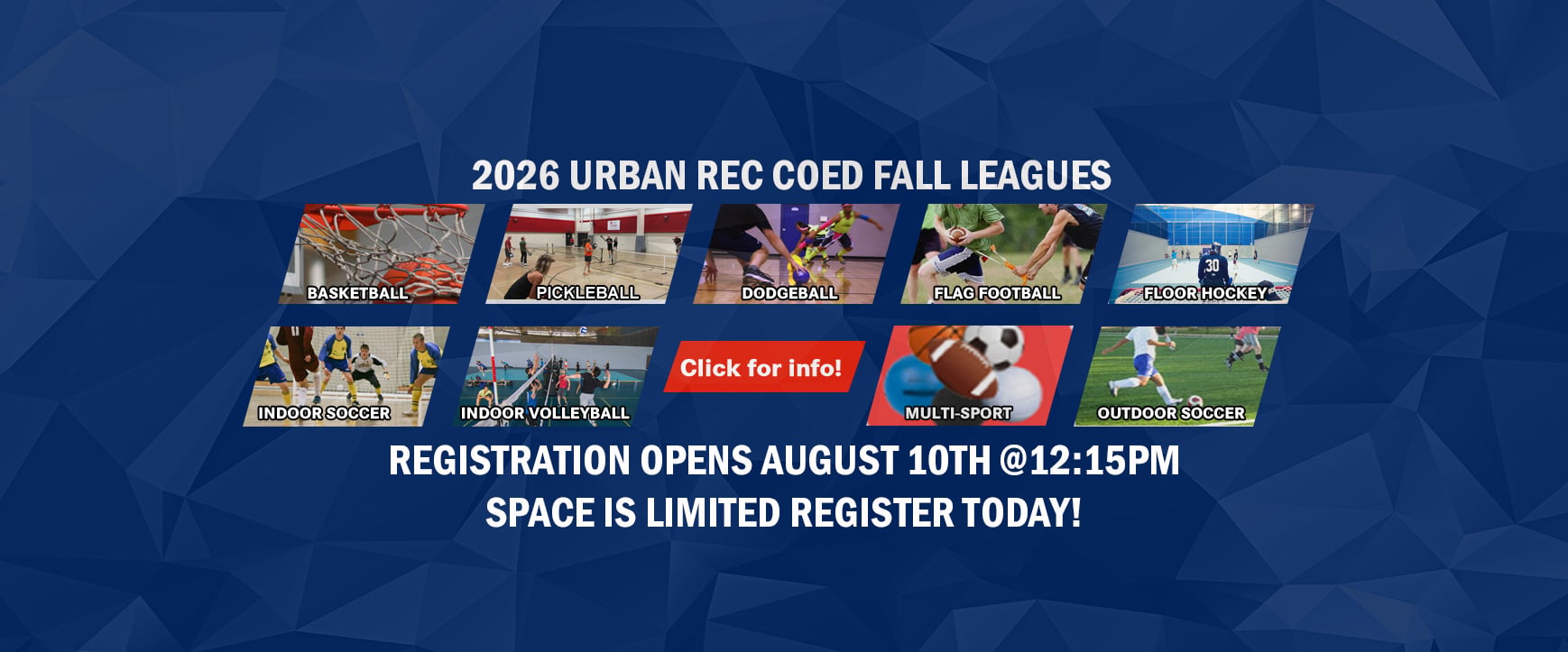 Get into the action with Urban Rec