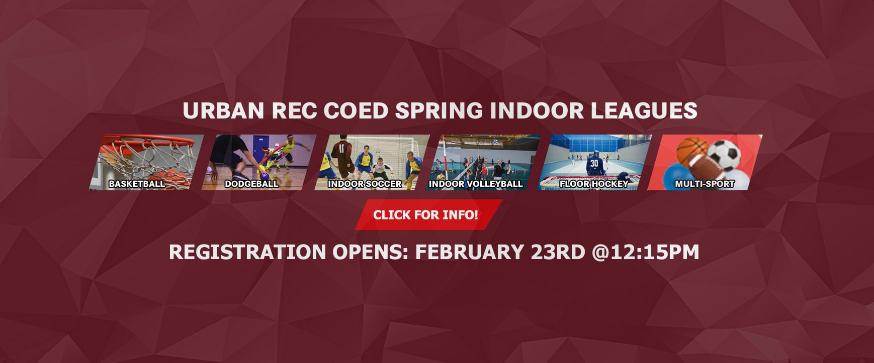 Get into the action with Urban Rec