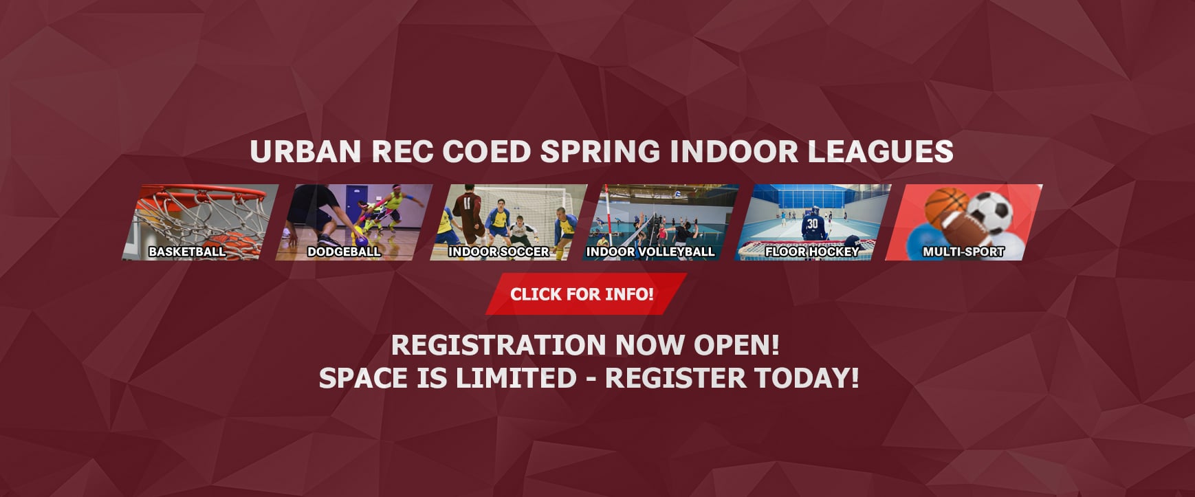 Get into the action with Urban Rec