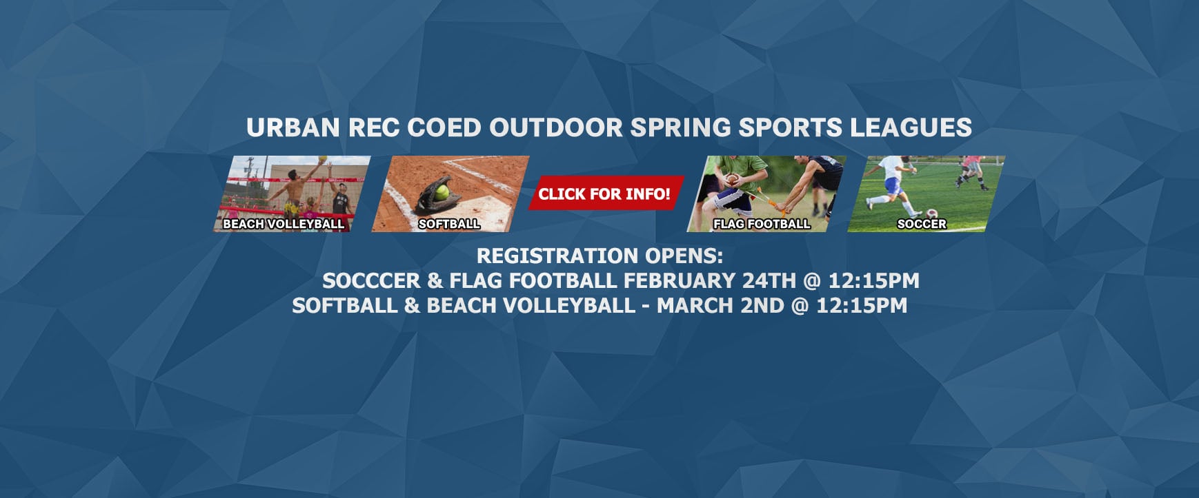 Get into the action with Urban Rec