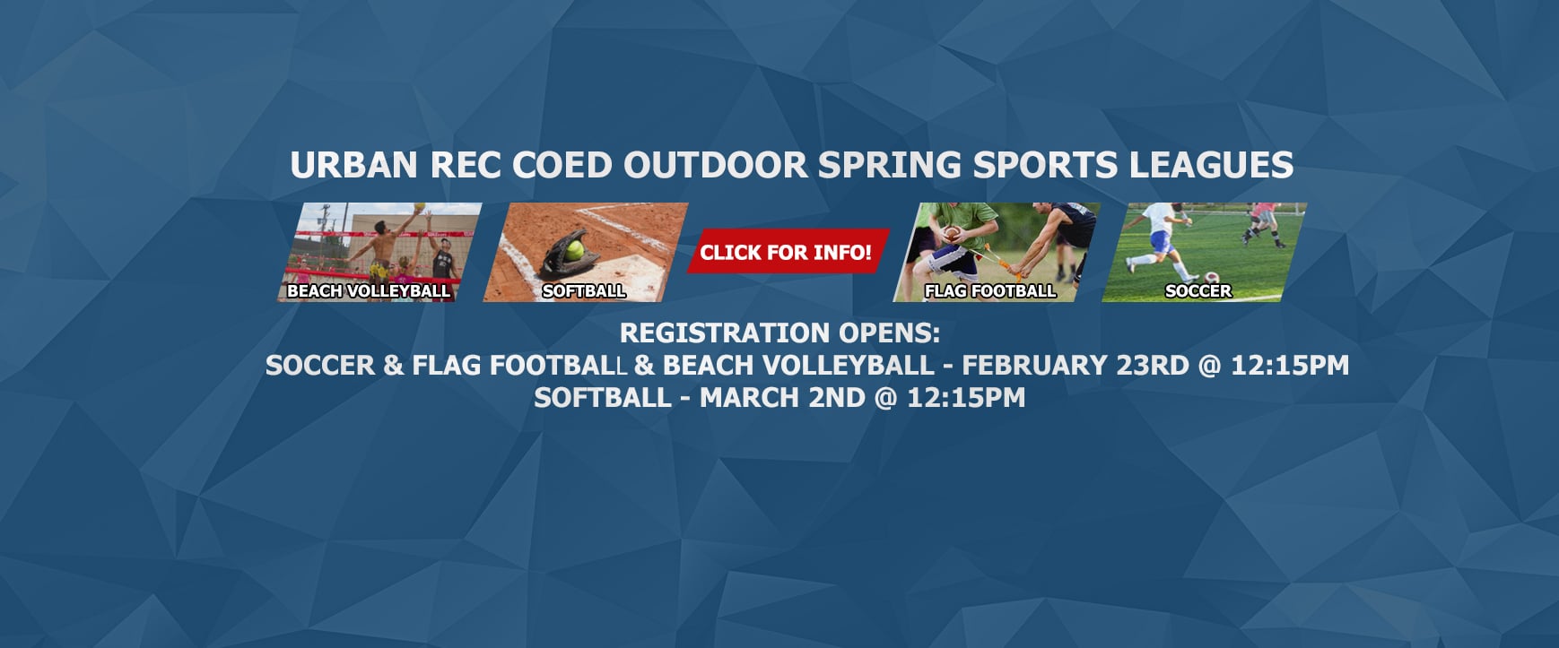 Get into the action with Urban Rec