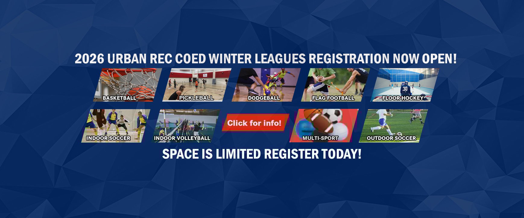 Get into the action with Urban Rec